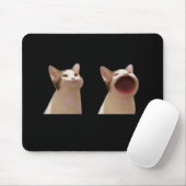 Pop Cat Meme Mouse Pad Mousepad (Mit Mouse)