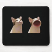 Pop Cat Meme Mouse Pad Mousepad (Vorne)