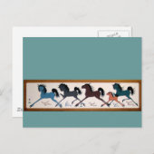 Pop Chalee Horse Mural Postkarte (Vorne/Hinten)