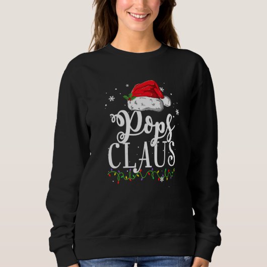 Pop Claus Shirt Weihnachten Pajama Familie Matchin (Vorderseite)
