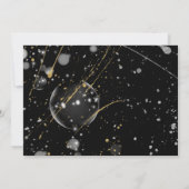 POP CLINK FIZZ Champagne Party Einladungen (Rückseite)