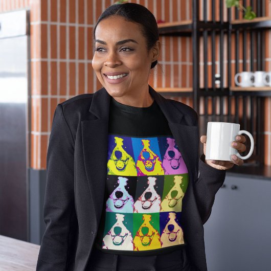 Pop Collie Kunst, Dichtung und Musik T-Shirt