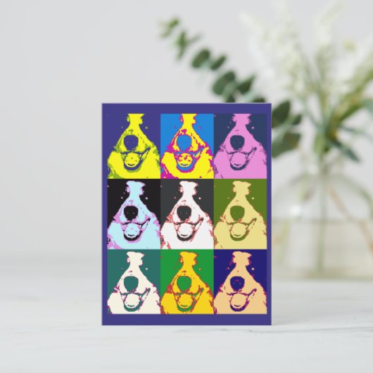 Pop Colorado Postkarte (Stehend Vorderseite)