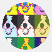 Pop Colorado Runder Aufkleber (Vorderseite)