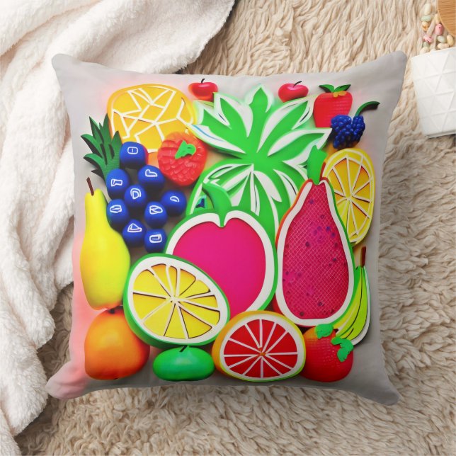 Pop Colorful Frucht Kissen (Decke)