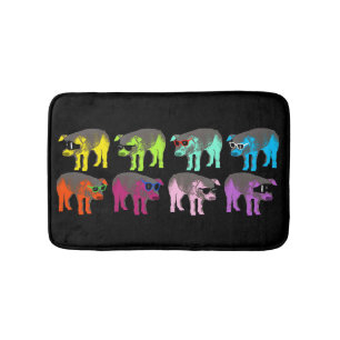 Pop Colors Chinese Pig Year Zodiac Bath Mat Badematte