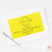 Pop Con Kernels Editable Label Sticker (Umschlag)