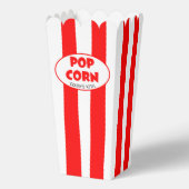 Pop Corn Personalisiert Movie Night Geschenkschachtel (Rückseite)