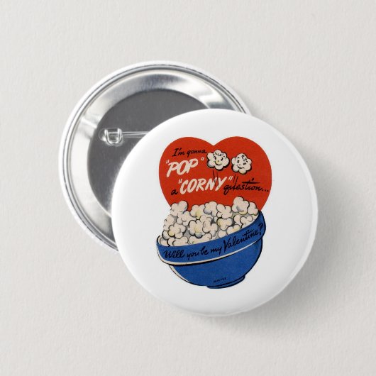 Pop "Corny" Valentine Button (Vorne & Hinten)
