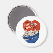 Pop "Corny" Valentinstag Magnet (Vorderseite/Rückseite)