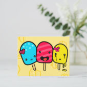 Pop Craze Postkarte (Stehend Vorderseite)
