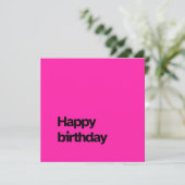 Pop Culture Birthday Card - Karte Nr. 1 von 6 (Stehend Vorderseite)