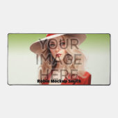 Pop Culture Signable Add Foto Personalisiert Custo Schreibtischunterlage (Vorderseite)