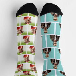 Pop Culture Signable Add Foto Personalisiert Custo Socken