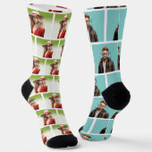 Pop Culture Signable Add Foto Personalisiert Custo Socken (Gewinkelt)