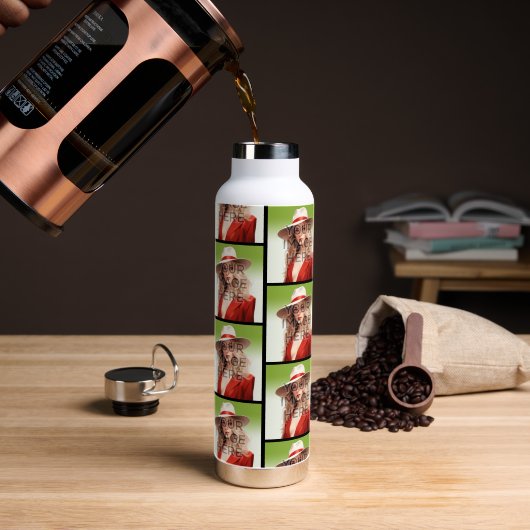 Pop Culture Signable Add Foto Personalisiert Custo Trinkflasche (Kaffee)