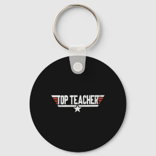 Pop Culture Top Teacher Bewertung Super Teacher Schlüsselanhänger