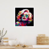 Pop Culture Vibrangs Colors Poster (Küche)