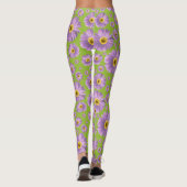 Pop Daisy Lila Leggings (Rückseite)