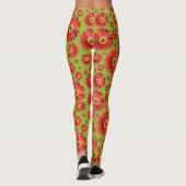 Pop Daisy Red Leggings (Rückseite)