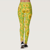 Pop Daisy Yellow Leggings (Rückseite)