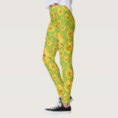 Pop Daisy Yellow Leggings (Links)