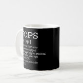 Pop Definition Großvater Vatertagsgeschenke - Männ Kaffeetasse (Vorderseite Links)