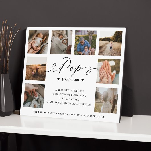 Pop Definition Skript-FotoCollage Keepake Fotoplatte