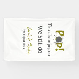 Pop den Champagner machen wir immer noch goldgraue Banner