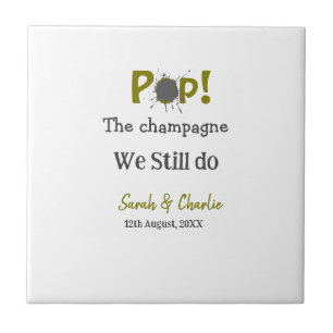 Pop den Champagner machen wir immer noch goldgraue Fliese