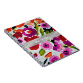 Pop der Blume für die Wasserfarbe Notizblock (Rechte Seite)