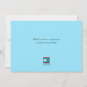 "Pop der Bubbly" Classy Birthday Einladungen (Rückseite)