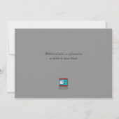 "Pop der Bubbly" Classy Birthday Einladungen (Rückseite)