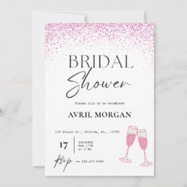 Pop der Bubbly: Eine Brautparty-Feier Einladung