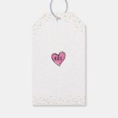 Pop der Bubbly, Hubby Brautparty Danke Geschenkanhänger (Rückseite)