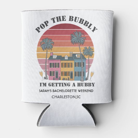 Pop der Bubbly - Ich bekomme ein Hubby! | Charlest Dosenkühler (Vorderseite)