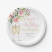 Pop der Bubbly, sie bekommt ein Hubby Pappteller (Vorderseite)