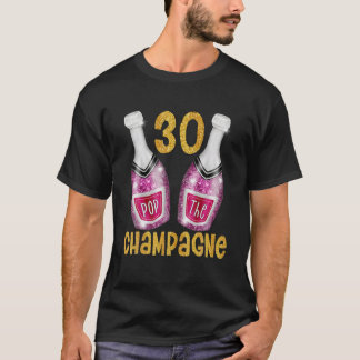 Pop der Champagner für das Ruhestand 30 Jahre oder T-Shirt