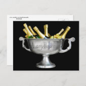 Pop der Cork, Celebrate Champagne! Postkarte (Vorne/Hinten)