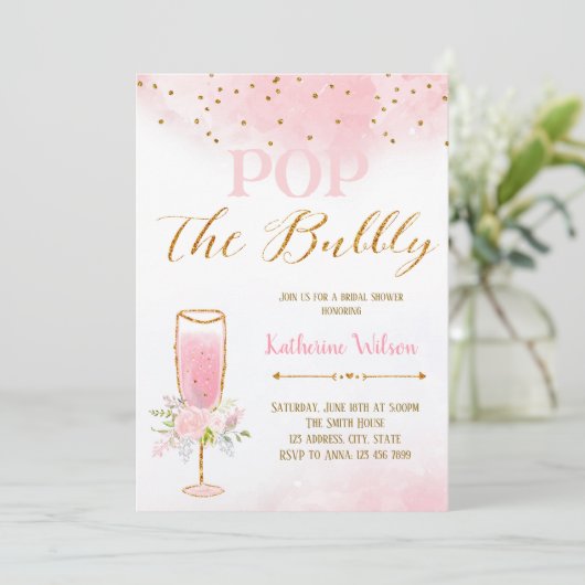 Pop der Einladung (Stehend Vorderseite)