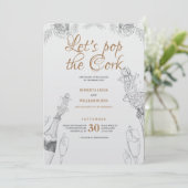 Pop der Einladung von Cork (Stehend Vorderseite)