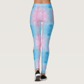 Pop der Farbe: Fashion-forward-Bänder Leggings (Rückseite)