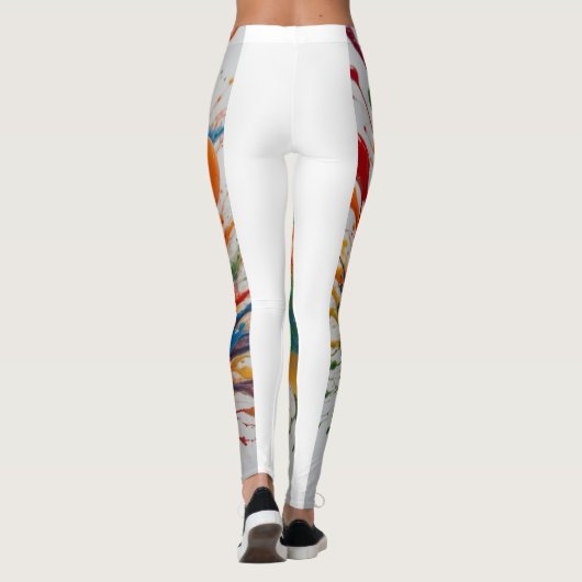 Pop der Farben Leggings (Rückseite)