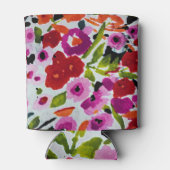 Pop der farbigen, trüben Blume der Wasserfarbe Dosenkühler (Rückseite)