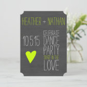 Pop der Farbtafel Save the Date (Stehend Vorderseite)
