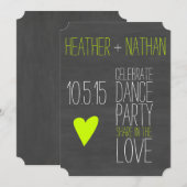 Pop der Farbtafel Save the Date (Vorne/Hinten)