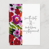 Pop der fett gefärbten, farblosen Wasserfarbe Save Ankündigungspostkarte (Vorderseite)