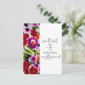 Pop der fett gefärbten, farblosen Wasserfarbe Save Ankündigungspostkarte (Stehend Vorderseite)