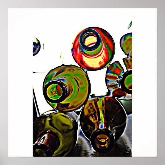 Pop der Flasche Poster (Vorne)