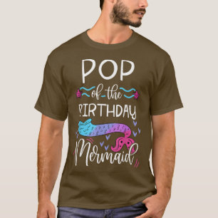 Pop der Geburtstagsfamilie Mermaid Party Cele T-Shirt